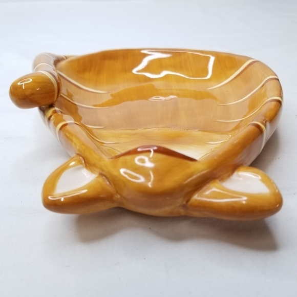 Cute Orange Ceramic Tabby Kitty Cat Kid's Plate or Dish - Picture 3 of 8